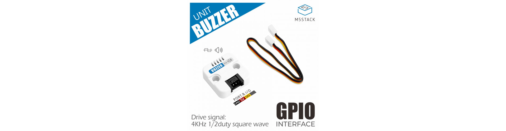 Passive Buzzer Unit отличается компактными размерами, низким энергопотреблением, превосходным звучанием и прочным корпусом
