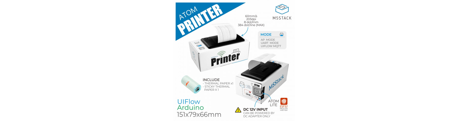 ATOM Printer порадует пользователей своим необычным дизайном, практичностью и функциональностью